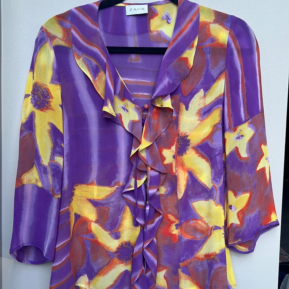 ZAPA blouse, 100 viscose, size M